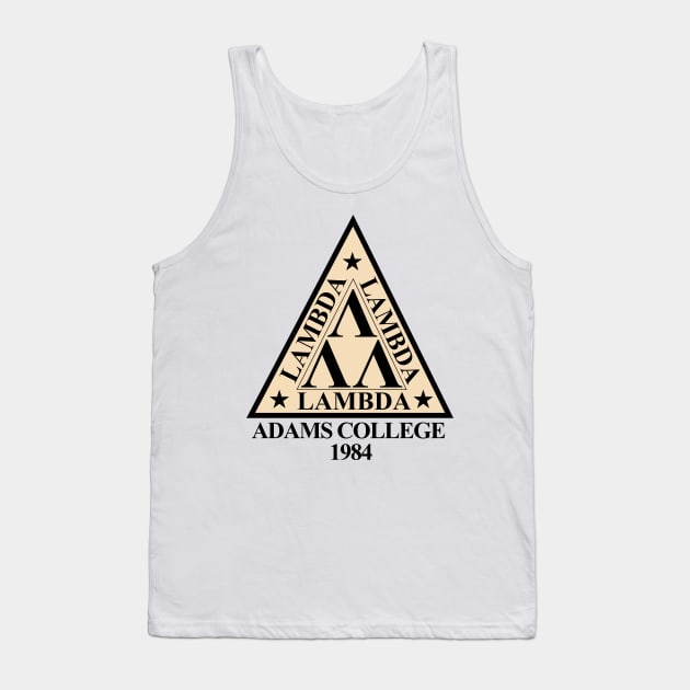 Tri Lambda Fraternity Adams College 1984 Tank Top by Meta Cortex